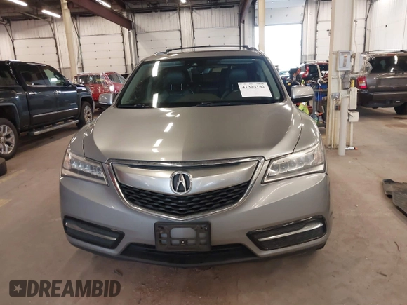 2016 Acura MDX w/Tech with VIN 5FRYD4H49GB033918, listed as a IAAI auction lot 41324182 with 181,244 mi miles. Bid and sale history available at carsss.com. Image 12.