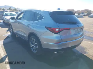 2022 Acura MDX Technology with VIN 5J8YE1H43NL039433, listed as a IAAI auction lot 41317333 with 24,532 mi miles and . Bid and sale history available at DreamBid. Image 3.