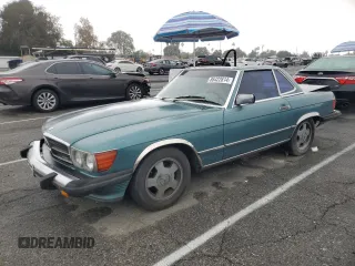 1989 Mercedes-Benz 560 Series 560SL with VIN WDBBA48D7KA100368, listed as a Copart auction lot 86422614 with 171,003 mi miles and Clean Title. Bid and sale history available at carsss.com. Image 1.