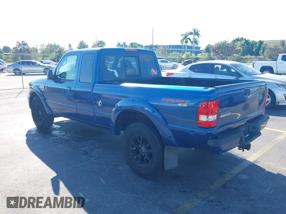 2007 Ford Ranger XLT with VIN 1FTZR45E47PA62642, listed as a IAAI auction lot 40366773 with 124,025 mi miles. Bid and sale history available at carsss.com. Image 3.