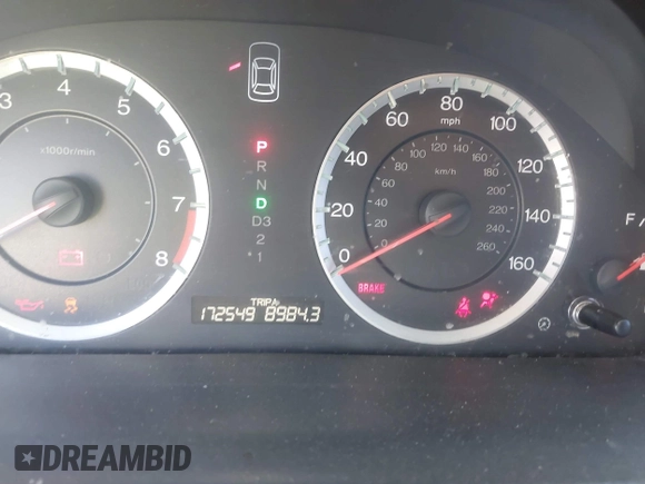 2012 Honda Accord EX with VIN 1HGCP2F72CA110735, listed as a IAAI auction lot 42649996 with 172,549 mi miles and . Bid and sale history available at DreamBid. Image 15.