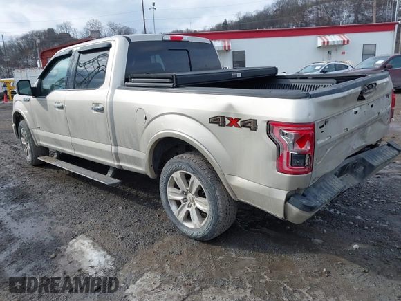 2017 Ford F-150 XL with VIN 1FTFW1EGXHFA72921, listed as a IAAI auction lot 41421501 with 93,040 mi miles. Bid and sale history available at carsss.com. Image 3.