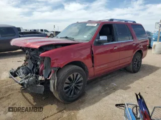 2015 Lincoln Navigator z VIN 5LMJJ2HT2FEJ01816, wystawiony jako Copart lot #54206695 z przebiegiem 136 545 mil mil oraz Szkoda całkowita • Salvage title. Historia ofert i sprzedaży dostępna na DreamBid. Obrazek 1.