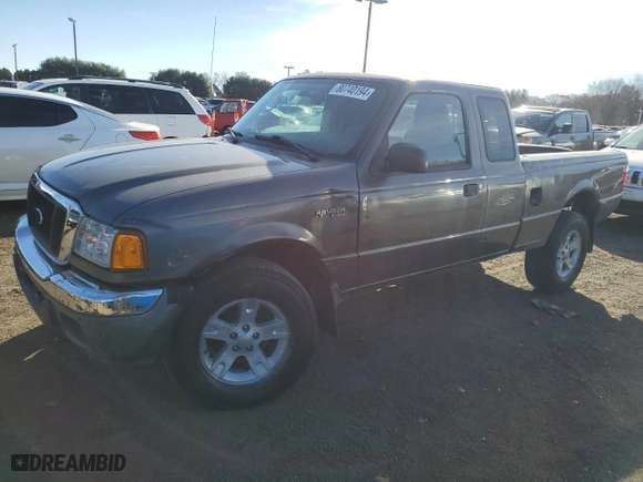 2004 Ford Ranger XL Fleet with VIN 1FTZR15E94TA10313, listed as a Copart auction lot 88045935 with 62,554 mi miles and Clean Title. Bid and sale history available at carsss.com. Image 1.