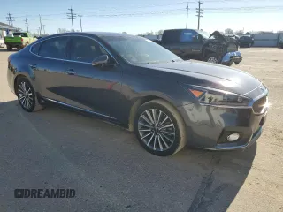 2017 Kia Cadenza Limited with VIN KNALC4J14H5042704, listed as a Copart auction lot 47083705 with 75,415 mi miles and Clean Title. Bid and sale history available at DreamBid. Image 4.