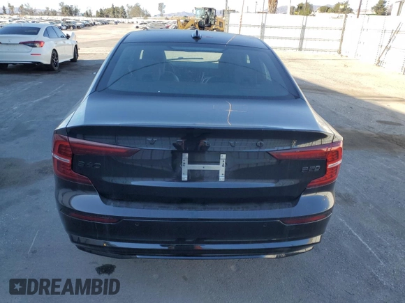 2024 Volvo S60 Plus Black Edition with VIN 7JRL12TH2RG304962, listed as a Copart auction lot 88587335 with 10,896 mi miles and Salvage title. Bid and sale history available at DreamBid. Image 6.