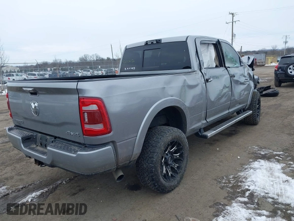 2022 Ram 2500 Laramie with VIN 3C6UR5FL8NG283134, listed as a IAAI auction lot 41300612 with 67,307 mi miles. Bid and sale history available at carsss.com. Image 4.