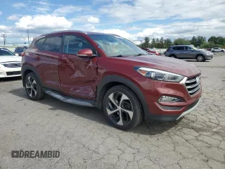 2018 Hyundai Tucson Sport with VIN KM8J3CAL4JU790317, listed as a Copart auction lot 58184115 with 81,208 mi miles and Salvage title. Bid and sale history available at DreamBid. Image 4.