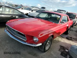 1967 Ford Mustang z VIN 7R01C185724, wystawiony jako Copart lot #76407624 z przebiegiem 738 mil mil oraz Nie do naprawy • Non repairable. Historia ofert i sprzedaży dostępna na DreamBid. Obrazek 1.