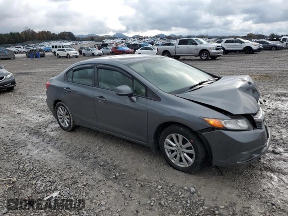 2012 Honda Civic EX with VIN JHMFB2F88CS002390, listed as a Copart auction lot 78682804 with 134,334 mi miles and Salvage Title. Bid and sale history available at DreamBid. Image 4.