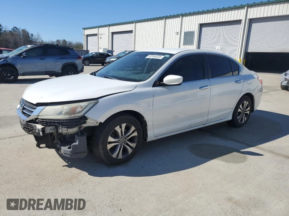 2014 Honda Accord LX with VIN 1HGCR2F30EA027962, listed as a Copart auction lot 49164325 with 201,075 mi miles and Salvage Title. Bid and sale history available at carsss.com. Image 1.