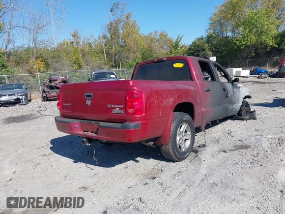 2009 Dodge Dakota SXT with VIN 1D7HE38K59S719263, listed as a IAAI auction lot 40661314 with Not Provided miles and . Bid and sale history available at DreamBid. Image 4.