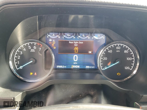 2023 Ford F-150 XL with VIN 1FTEW1E81PFB44320, listed as a Copart auction lot 53779775 with 37,500 mi miles and Salvage Title. Bid and sale history available at carsss.com. Image 9.