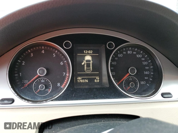 2012 Volkswagen CC Sport with VIN WVWMN7AN6CE543043, listed as a Copart auction lot 79052374 with 170,376 mi miles and Clean Title. Bid and sale history available at DreamBid. Image 9.