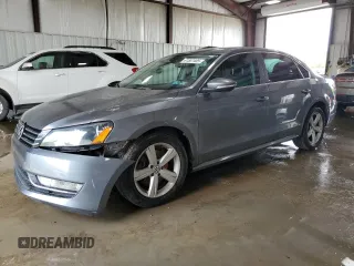 2012 Volkswagen Passat SE with VIN 1VWBH7A39CC102416, listed as a Copart auction lot 61557405 with 170,034 mi miles and Salvage title. Bid and sale history available at DreamBid. Image 1.