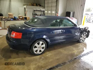 2005 Audi A4 1.8T with VIN WAUAC48H85K009633, listed as a Copart auction lot 85316874 with 97,936 mi miles and Salvage Title. Bid and sale history available at carsss.com. Image 3.