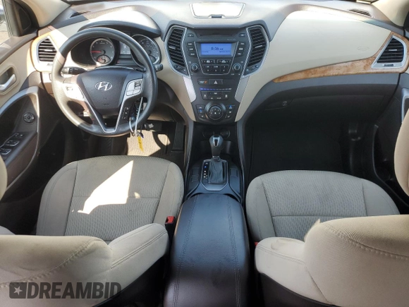 2014 Hyundai Santa Fe z VIN 5XYZTDLB9EG195651, wystawiony jako Copart lot #61422625 z przebiegiem 61 128 mil mil oraz Szkoda całkowita • Salvage title. Historia ofert i sprzedaży dostępna na DreamBid. Obrazek 8.