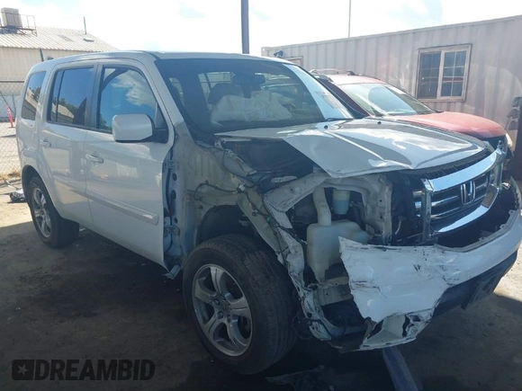 2013 Honda Pilot EX-L with VIN 5FNYF4H75DB007169, listed as a IAAI auction lot 41923727 with 135,105 mi miles and . Bid and sale history available at DreamBid. Image 1.