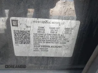 2020 Chevrolet Bolt EV LT z VIN 1G1FY6S05L4135290, wystawiony jako IAAI lot #41598059 z przebiegiem 46 938 mil mil oraz . Historia ofert i sprzedaży dostępna na DreamBid. Obrazek 9.