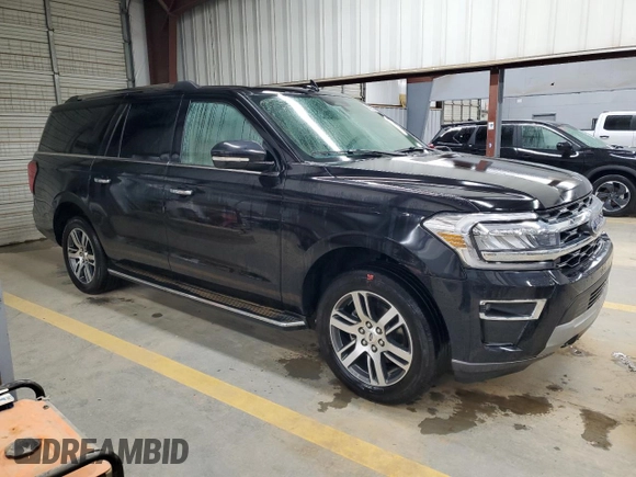 2022 Ford Expedition Max Limited with VIN 1FMJK2ATXNEA66659, listed as a Copart auction lot 80594424 with Not provided miles and Salvage title. Bid and sale history available at DreamBid. Image 4.