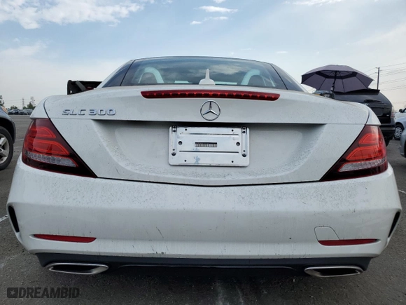 2020 Mercedes-Benz SLC with VIN W1KPK3JA9LF172102, listed as a Copart auction lot 72466734 with 29,879 mi miles and Salvage Title. Bid and sale history available at carsss.com. Image 6.