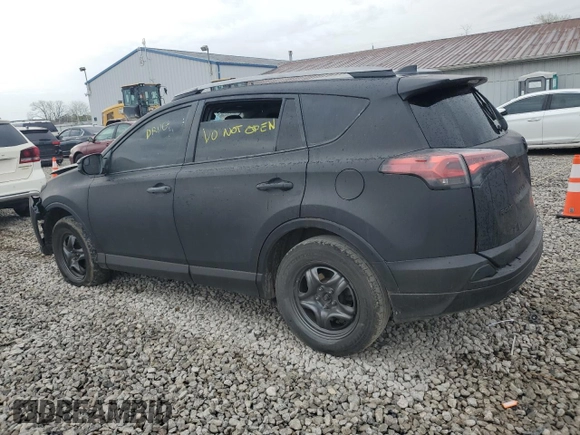 2017 Toyota RAV4 LE with VIN 2T3BFREV1HW616877, listed as a Copart auction lot 46058075 with 66,956 mi miles and Salvage title. Bid and sale history available at DreamBid. Image 2.