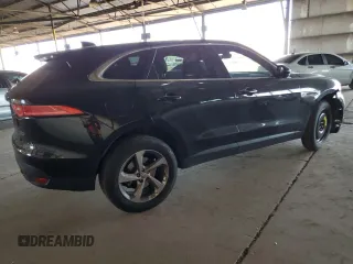 2019 Jaguar F-Pace 25t with VIN SADCS2FX9KA601836, listed as a Copart auction lot 56493255 with 80,825 mi miles and Salvage title. Bid and sale history available at DreamBid. Image 3.
