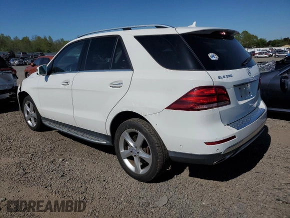 2017 Mercedes-Benz GLE 350 with VIN 4JGDA5HB2HA845922, listed as a Copart auction lot 54329535 with 83,124 mi miles and Salvage title. Bid and sale history available at DreamBid. Image 2.