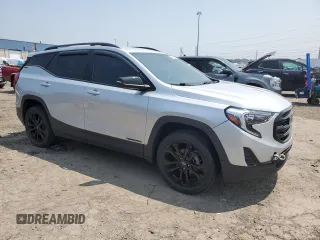 2021 GMC Terrain SLE with VIN 3GKALTEV7ML323752, listed as a Copart auction lot 64689375 with 45,134 mi miles and Non repairable. Bid and sale history available at DreamBid. Image 4.