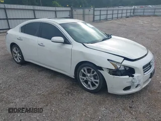 2012 Nissan Maxima S with VIN 1N4AA5AP9CC801044, listed as a IAAI auction lot 42519805 with 210,424 mi miles and . Bid and sale history available at DreamBid. Image 1.
