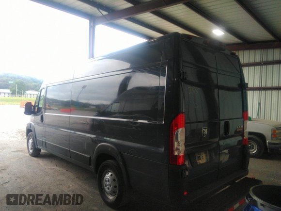 2020 Ram ProMaster Cargo with VIN 3C6URVJG5LE112750, listed as a IAAI auction lot 39973815 with 72,867 mi miles and . Bid and sale history available at carsss.com. Image 3.