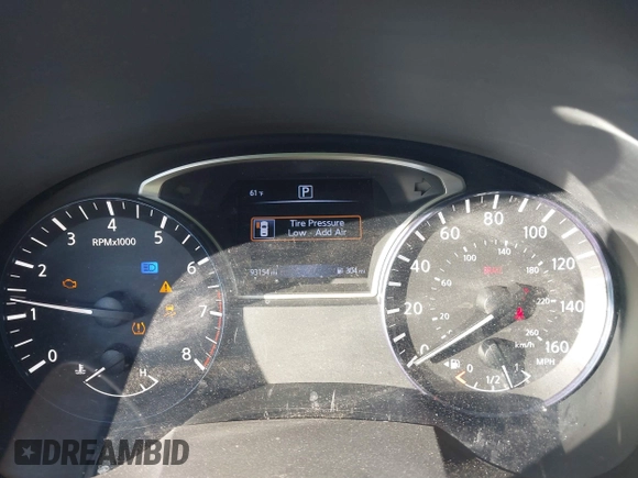 2017 Nissan Altima SV with VIN 1N4AL3AP0HC296503, listed as a IAAI auction lot 41542057 with 93,154 mi miles and . Bid and sale history available at carsss.com. Image 7.