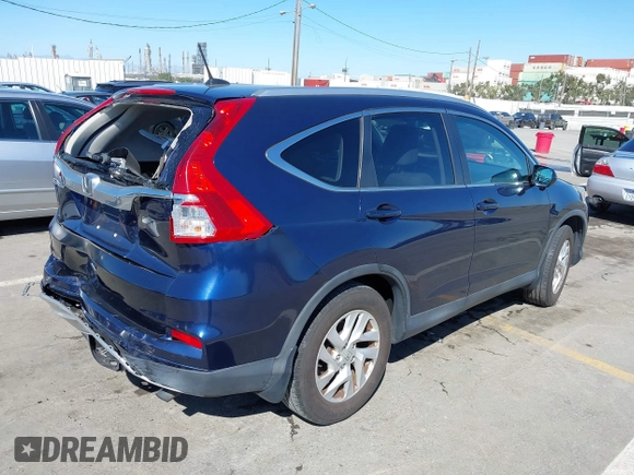 2015 Honda CR-V EX-L with VIN 2HKRM3H79FH515749, listed as a IAAI auction lot 41819931 with 100,334 mi miles. Bid and sale history available at carsss.com. Image 4.