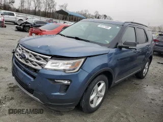 2018 Ford Explorer XLT with VIN 1FM5K7D80JGB51191, listed as a Copart auction lot 45317495 with 133,355 mi miles and Salvage Title. Bid and sale history available at DreamBid. Image 1.