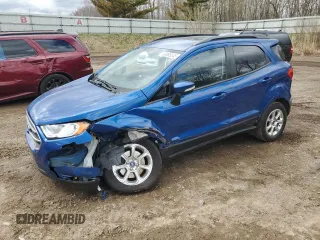 2018 Ford EcoSport SE with VIN MAJ3P1TE6JC173310, listed as a Copart auction lot 53085345 with 59,233 mi miles and Clean Title. Bid and sale history available at carsss.com. Image 1.
