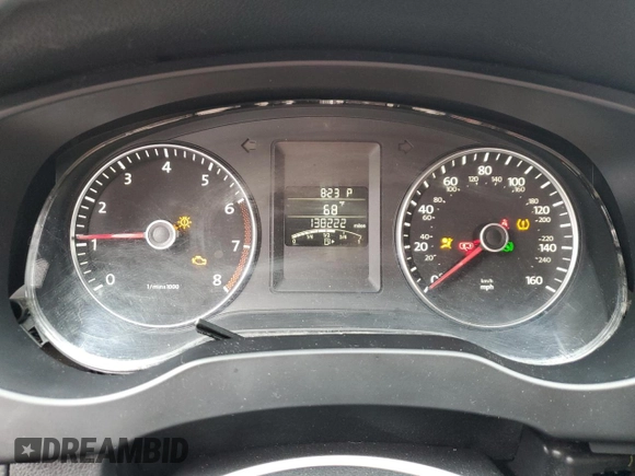 2012 Volkswagen Jetta SE with VIN 3VWDP7AJ5CM427654, listed as a Copart auction lot 60305055 with 138,222 mi miles and Salvage title. Bid and sale history available at DreamBid. Image 9.