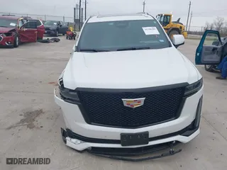 2023 Cadillac Escalade Sport Platinum with VIN 1GYS3GKL1PR197390, listed as a IAAI auction lot 41590503 with 14,711 mi miles. Bid and sale history available at carsss.com. Image 12.