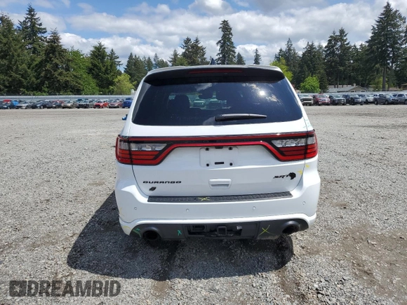 2024 Dodge Durango SRT Hellcat Premium with VIN 1C4SDJH98RC228524, listed as a Copart auction lot 57474325 with 5,528 mi miles and Salvage title. Bid and sale history available at DreamBid. Image 6.