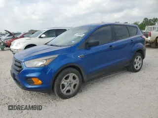2018 Ford Escape S with VIN 1FMCU0F70JUA63546, listed as a Copart auction lot 53586055 with 83,010 mi miles and Clean title. Bid and sale history available at DreamBid. Image 1.