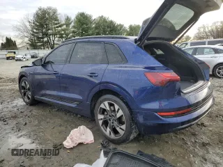 2022 Audi e-tron Premium with VIN WA1AAAGE7NB005033, listed as a Copart auction lot 83364684 with 62,878 mi miles and Salvage Title. Bid and sale history available at DreamBid. Image 2.
