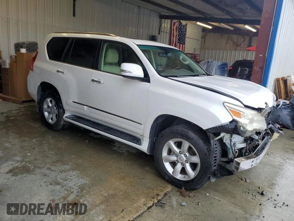 2013 Lexus GX 460 with VIN JTJBM7FX2D5063942, listed as a Copart auction lot 58552035 with Not provided miles and Salvage title. Bid and sale history available at DreamBid. Image 4.