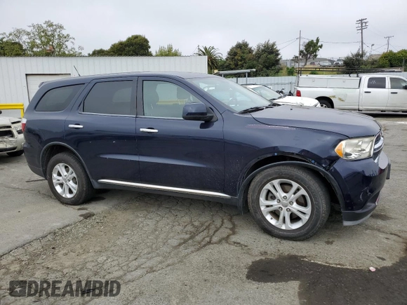 2012 Dodge Durango SXT with VIN 1C4RDHAG8CC308249, listed as a Copart auction lot 54008395 with 113,512 mi miles and Salvage Title. Bid and sale history available at carsss.com. Image 4.