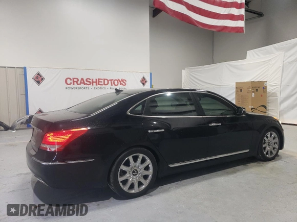 2012 Hyundai Equus Signature z VIN KMHGH4JH4CU057118, wystawiony jako Copart lot #58478515 z przebiegiem 147 142 mil mil oraz Czysty tytuł • Clean title. Historia ofert i sprzedaży dostępna na DreamBid. Obrazek 3.