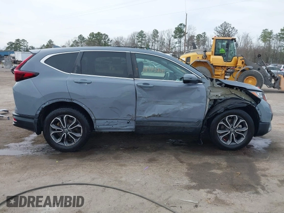 2021 Honda CR-V EX with VIN 2HKRW2H57MH618300, listed as a IAAI auction lot 41824198 with 134,892 mi miles. Bid and sale history available at carsss.com. Image 14.