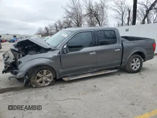 2020 Ford F-150 XL with VIN 1FTEW1E45LKD09638, listed as a Copart auction lot 43833895 with 153,048 mi miles and Salvage Title. Bid and sale history available at carsss.com. Image 1.