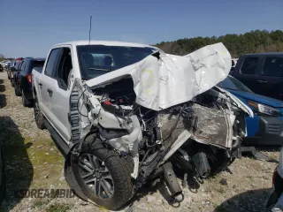 2023 Ford F-150 XL with VIN 1FTEW1EPXPKF22701, listed as a Copart auction lot 85271204 with 0 mi miles and Salvage Title. Bid and sale history available at carsss.com. Image 4.