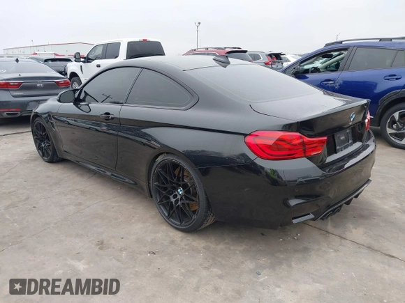 2019 BMW M4 with VIN WBS4Y9C53KAH82910, listed as a IAAI auction lot 41570315 with 59,227 mi miles. Bid and sale history available at carsss.com. Image 3.