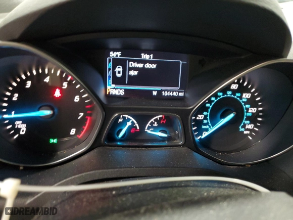 2014 Ford Escape Titanium with VIN 1FMCU9J99EUE26672, listed as a Copart auction lot 49642225 with 104,440 mi miles and Salvage Title. Bid and sale history available at carsss.com. Image 9.