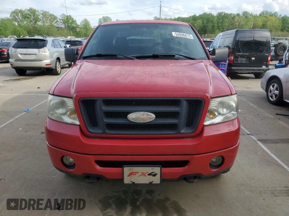 2006 Ford F-150 XLT с VIN 1FTPX14566KB21652, выставлен на аукционе Copart как лот 54096675 с пробегом 56 237 миль миль и Списание • Salvage title. История ставок и продаж доступна на DreamBid. Изображение 5.