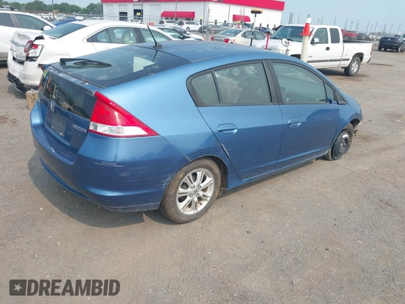 2010 Honda Insight EX z VIN JHMZE2H72AS020146, wystawiony jako IAAI lot #42412820 z przebiegiem 153 285 mil mil oraz . Historia ofert i sprzedaży dostępna na DreamBid. Obrazek 4.
